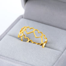 Load image into Gallery viewer, Heart Shape Open Ring Design Jewelry - iveny
