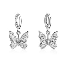 Load image into Gallery viewer, Zircon Butterfly Earrings - iveny
